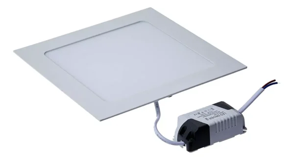 Luminária Plafon Led Embutir Quadrado 18w 4000k 22x22 Bivolt