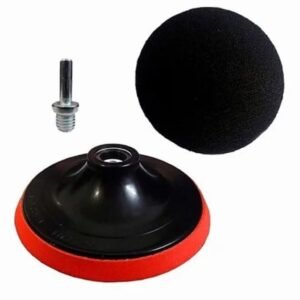 Suporte de Borracha Para Lixa Com Velcro Rosca M14 125mm