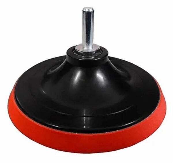 Suporte de Borracha Para Lixa Com Velcro Rosca M14 125mm - Imagem 3