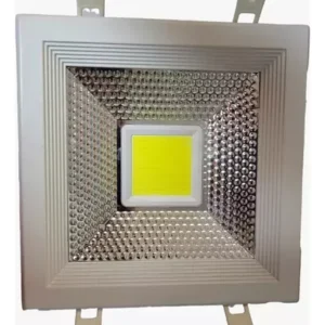 Luminária Cob Quadrado Recuado 20w 6000k Branco Frio