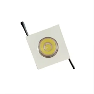 Mini Spot Led Embutir Quadrado 1w 6500k Branco Frio Bivolt