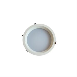 Luminária de Led Recuado Redondo 21W 3K Branco Quente Bivolt