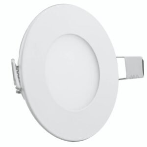 Plafon de Led Redond Embutir 3w 3000k Branco quente Bivolt