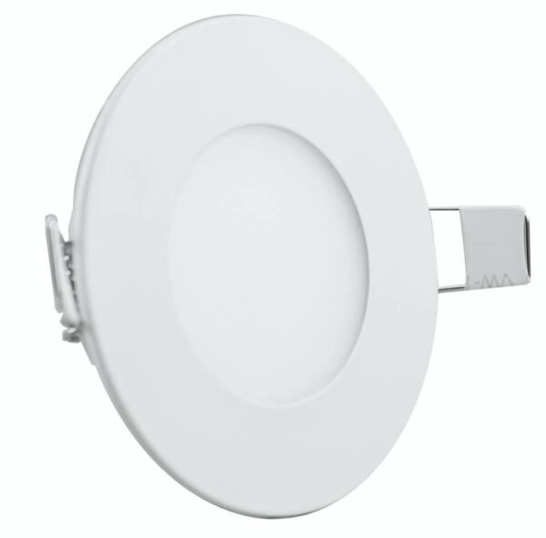 Plafon de Led Redond Embutir 3w 3000k Branco quente Bivolt