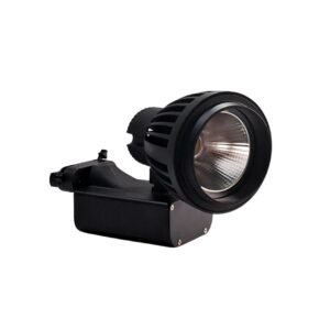 Spot Trilho Cob Preto 15w 3000k Branco Quente Bivolt