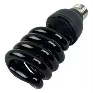 Lâmpada Fluorescente 30w Espiral Luz Negra E27 110v