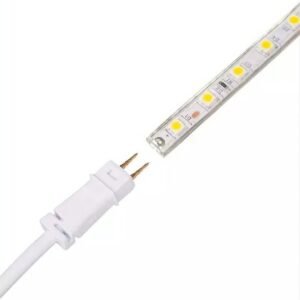 Conector Rabicho Fonte P/ Fita e Mangueira Led 15A Bivolt