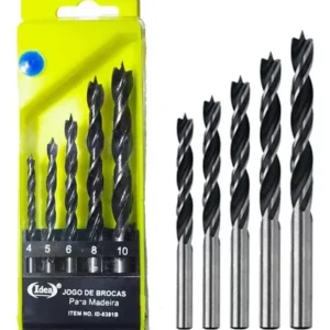 Jogo de brocas para madeira