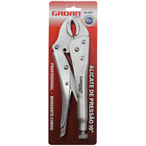 Alicate de pressão 10'' mordente curvo