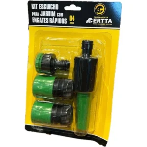 Kit esguicho para jardim c/ 4 peças