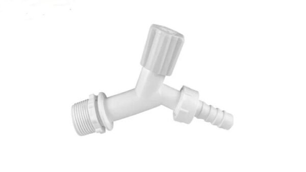 Torneira p/ jardim com bico 1/2'' branca