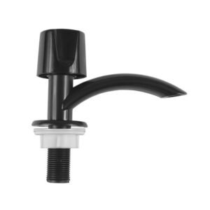Torneira lavatório 1/2'' preta