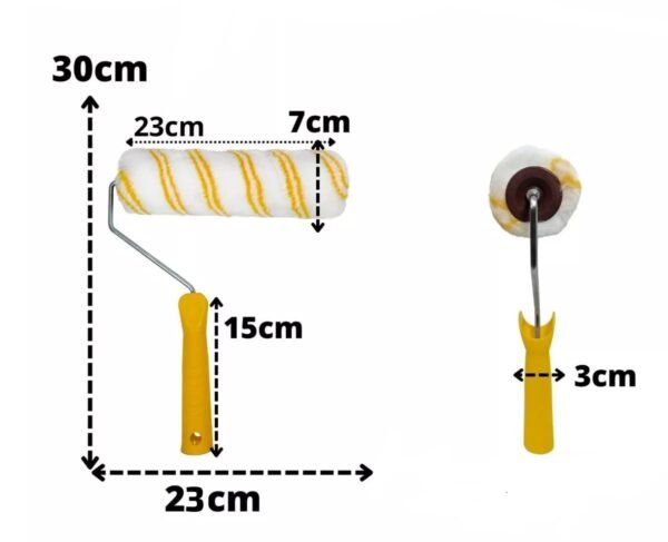 Rolo c/ suporte para pintura 9'' - Imagem 2