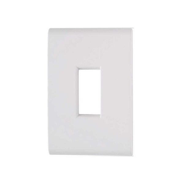 Placa 4x2 p/1 modulo vertical + suporte