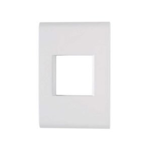 Placa 4x2 p/2 modulos + suporte horizontal