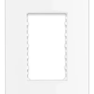 Placa 4x2 p/3 modulos + suporte horizontal