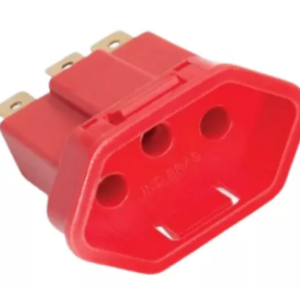 Kit 2 Tomada Fernik Fêmea Embutir 3 Pinos 20a Vermelho