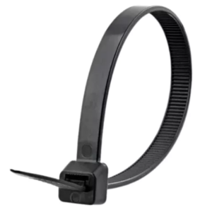 Abraçadeira Em Nylon Enforca Gato Preto 200x4,7mm 20 Un