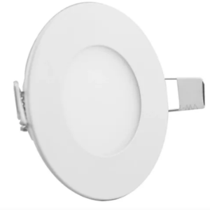 Luminária Led Circular Embutir 3w 3000k Branco Quente Bivolt