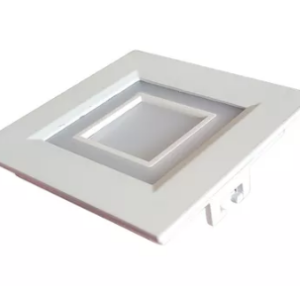 Luminaria Quadrada Decorativa De Embutir 3 Cores 8w Bivolt